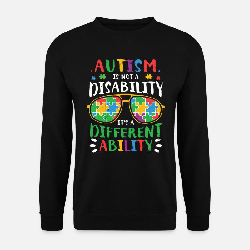 Autism - Unisex Sweatshirt - black