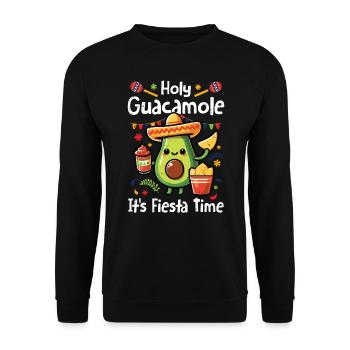 Avocado - Unisex Sweatshirt - black - Front - Alina (178cm) & Michal (187cm)