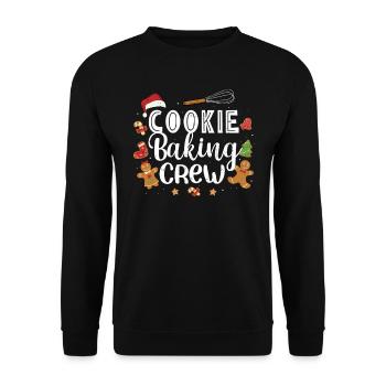Baker - Unisex Sweatshirt - black - Front - Alina (178cm) & Michal (187cm)