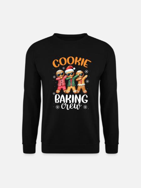 Bäcker Bäckerein Backwaren Backen Geschenk - Unisex Pullover - Schwarz