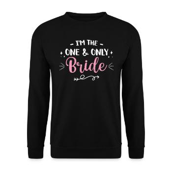 Vieille fille - Sweat-shirt Unisexe - noir - Devant - Alina (178cm) & Michal (187cm)