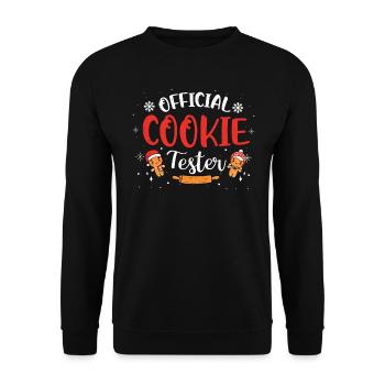 Baker - Unisex Sweatshirt - black - Front - Alina (178cm) & Michal (187cm)