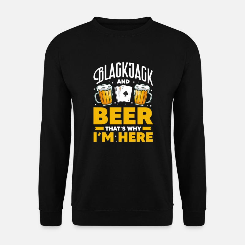 Black Jack - Unisex Pullover - Schwarz