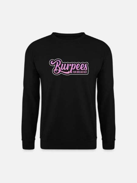Burpees Fitness Burpee Krafttraining Geschenk - Unisex Pullover - Schwarz