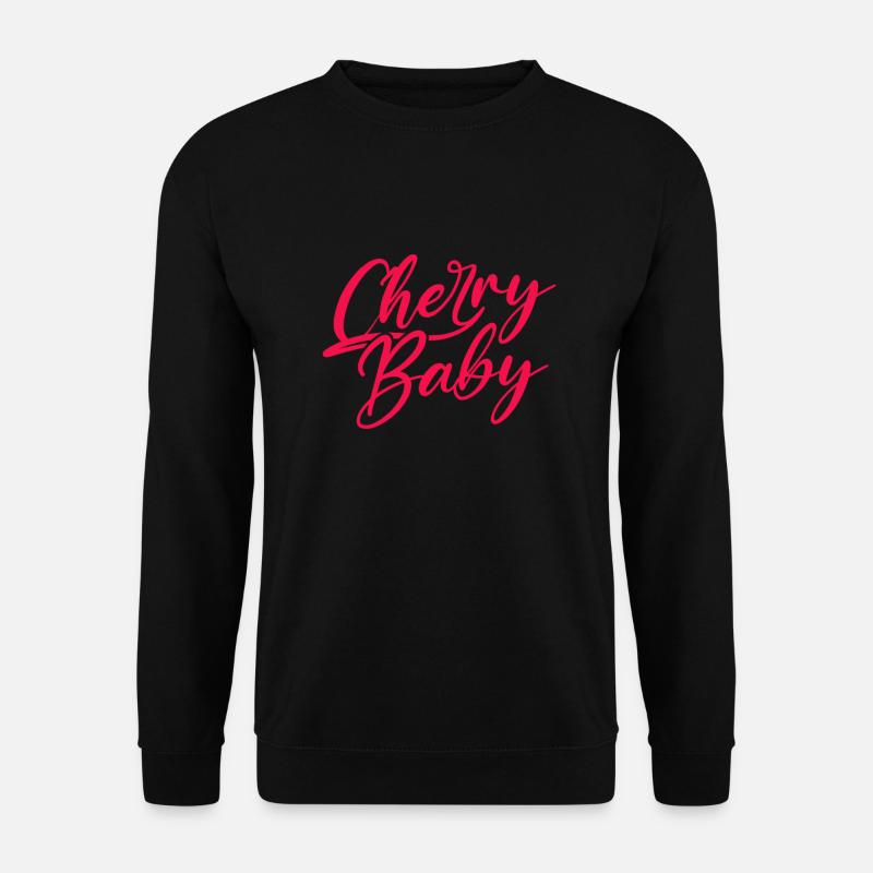 Kirsche Kirschbaum Kirschblüte Frucht Geschenk - Unisex Pullover - Schwarz