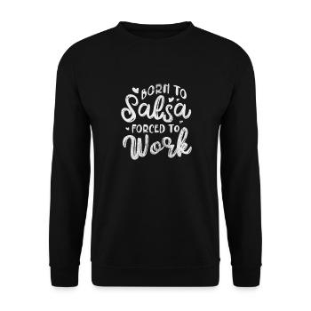 Salsa - Unisex Sweatshirt - black - Front - Alina (178cm) & Michal (187cm)