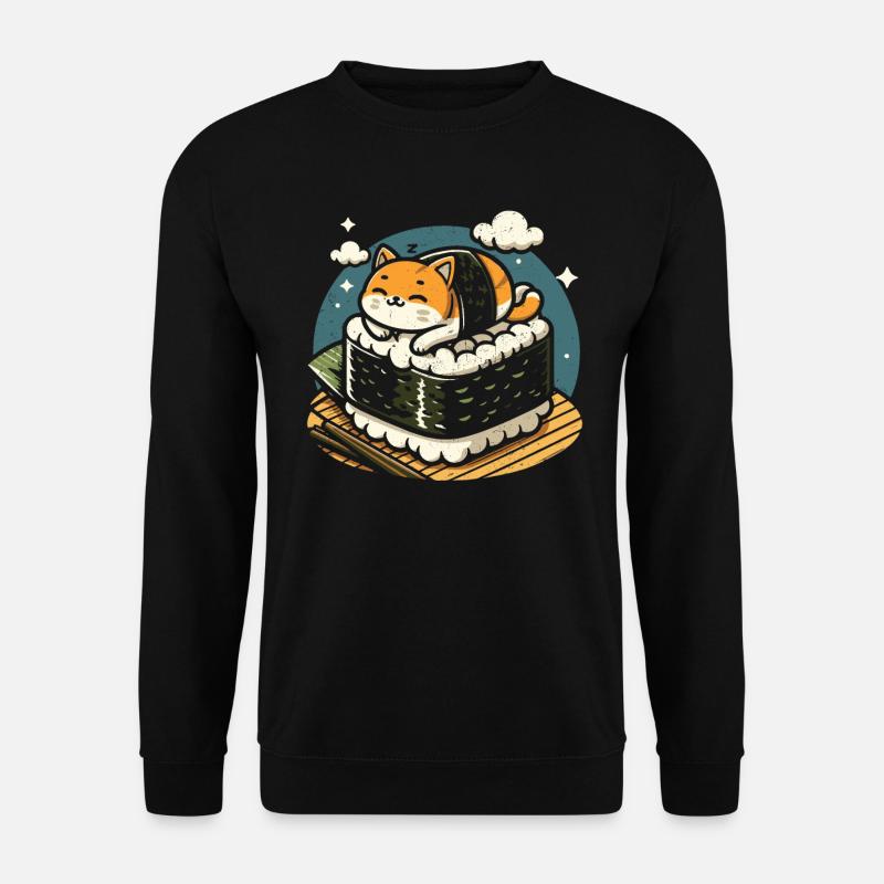 Sushi - Unisex Pullover - Schwarz