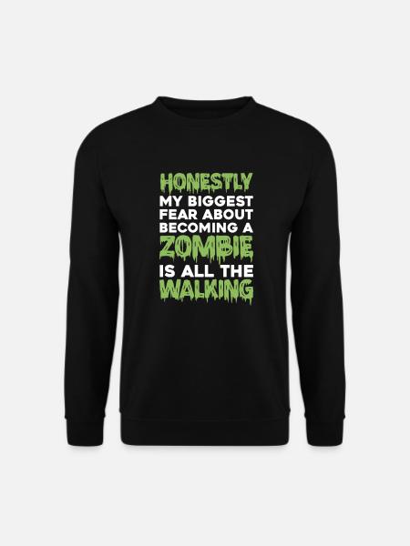Zombie Zombie-Jäger Zombieapokalypse Geschenk - Unisex Pullover - Schwarz