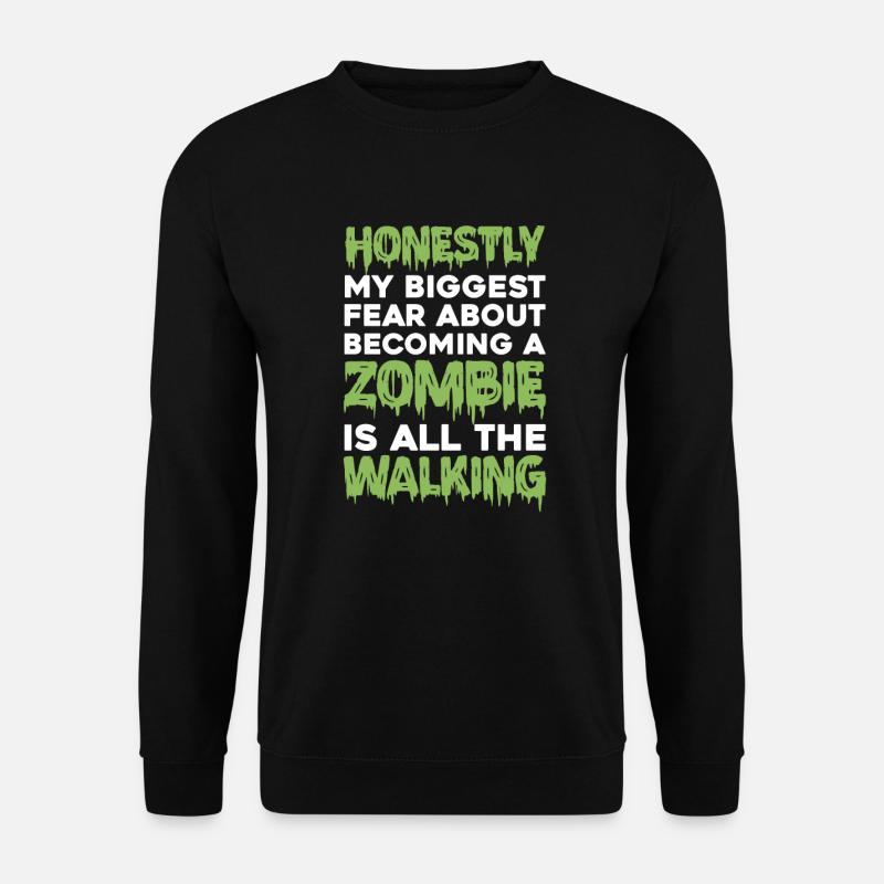 Zombie Zombie-Jäger Zombieapokalypse Geschenk - Unisex Pullover - Schwarz