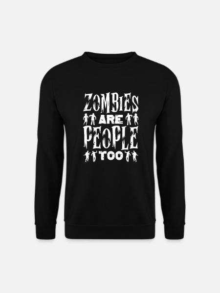 Zombie Zombie-Jäger Zombieapokalypse Geschenk - Unisex Pullover - Schwarz