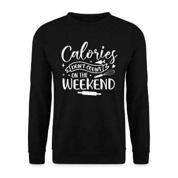 Baker - Unisex Sweatshirt - black - Front - Alina (178cm) & Michal (187cm)