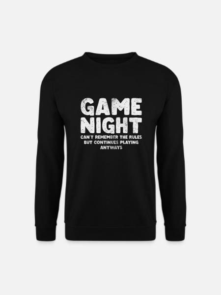 Brettspiel - Unisex Pullover - Schwarz