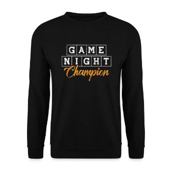 Jeu - Sweat-shirt Unisexe - noir - Devant - Alina (178cm) & Michal (187cm)