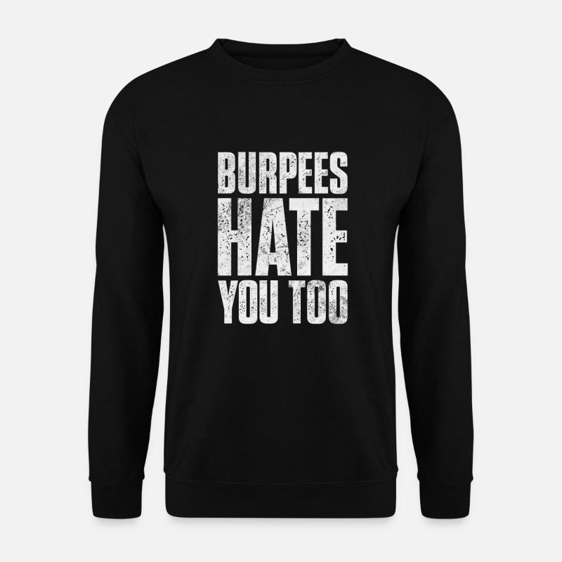 Burpees - Unisex Sweatshirt - black