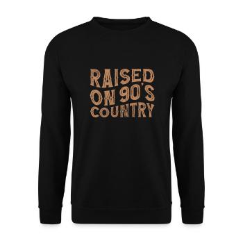 Country - Unisex Sweatshirt - black - Front - Alina (178cm) & Michal (187cm)