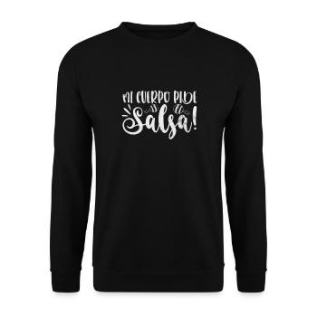 Salsa - Unisex Sweatshirt - black - Front - Alina (178cm) & Michal (187cm)
