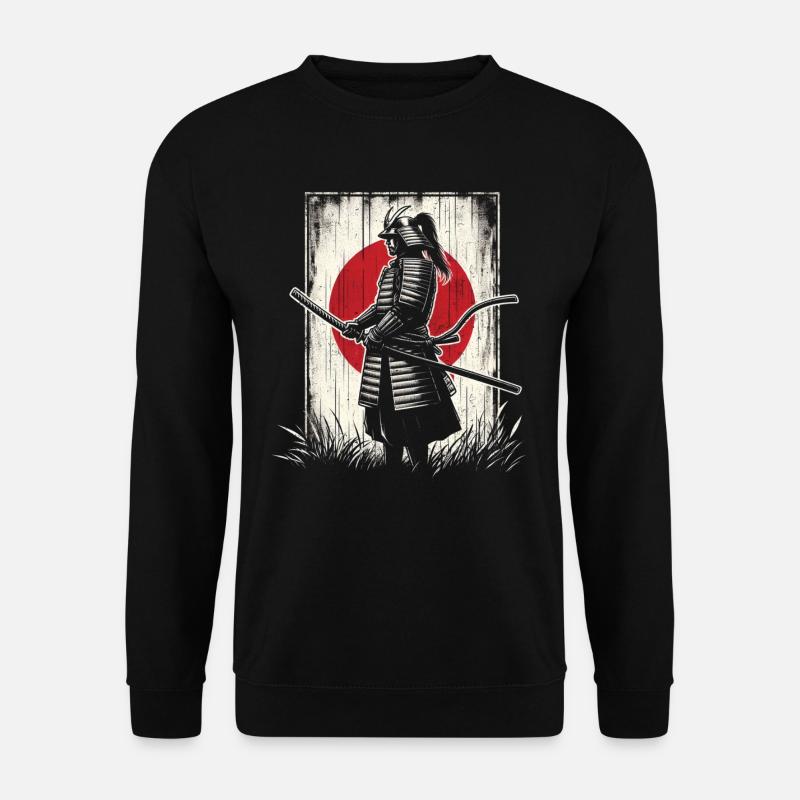 Samurai - Unisex Pullover - Schwarz