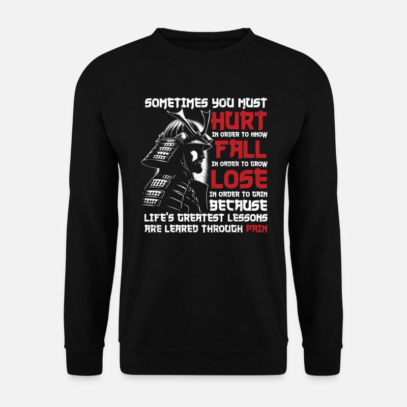 Samurai - Unisex Pullover - Schwarz