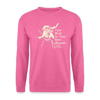 Cadeau de guerrier de combat à l’épée Samouraï Ronin - Sweat-shirt Unisexe - rose - Devant