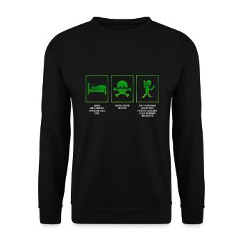 Zombie - Unisex Pullover - Schwarz - Vorne - Alina (178cm) & Michal (187cm)