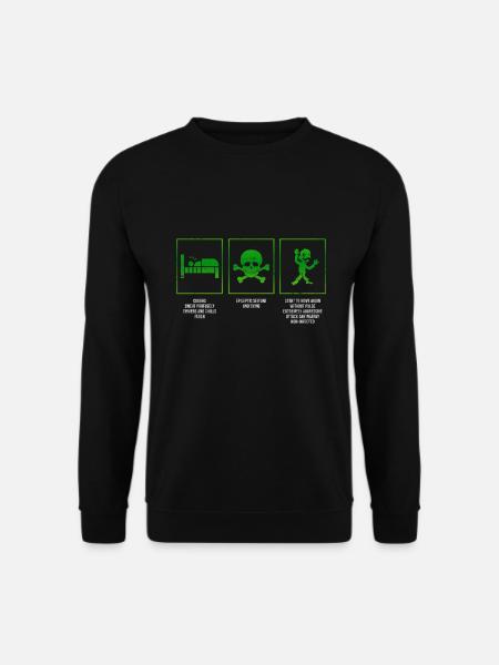 Zombi - Sweat-shirt Unisexe - noir