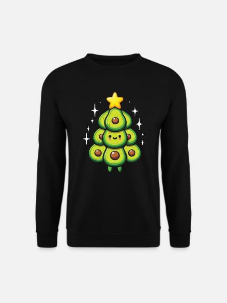 Avocado Guacamole Vegan Gift - Unisex Sweatshirt - black
