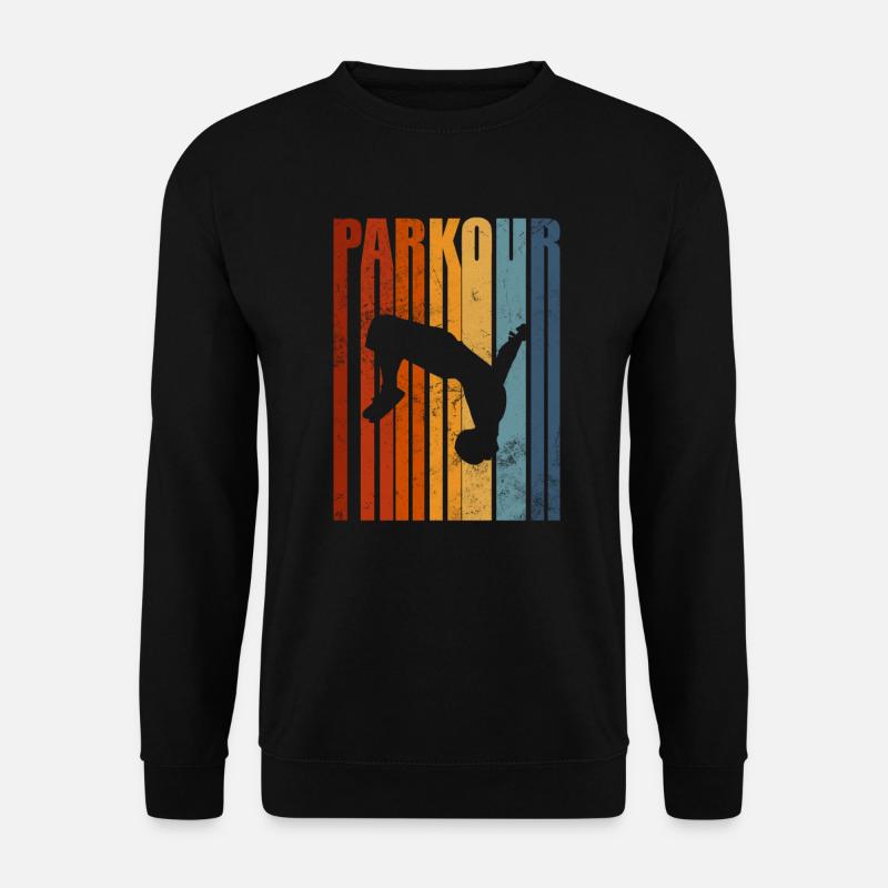 Parkour - Unisex Pullover - Schwarz