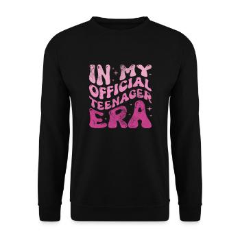 Adolescent - Sweat-shirt Unisexe - noir - Devant - Alina (178cm) & Michal (187cm)