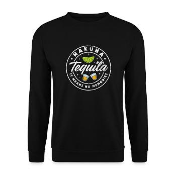 Tequila - Unisex Pullover - Schwarz - Vorne - Alina (178cm) & Michal (187cm)
