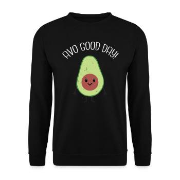 Avocado - Unisex Pullover - Schwarz - Vorne - Alina (178cm) & Michal (187cm)