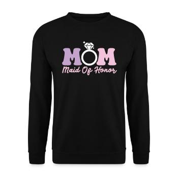 Hen bachelorette party bride - Unisex Sweatshirt - black - Front - Alina (178cm) & Michal (187cm)