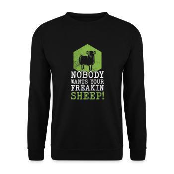 Board game - Unisex Sweatshirt - black - Front - Alina (178cm) & Michal (187cm)