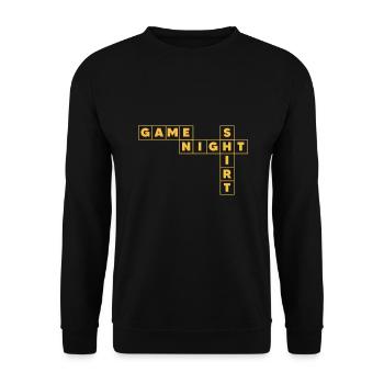 Jeux de société Jeux de société Jeux de nuit Jeux de société Cadeau - Sweat-shirt Unisexe - noir - Devant - Alina (178cm) & Michal (187cm)