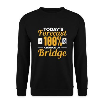 Bridge - Unisex Pullover - Schwarz - Vorne - Alina (178cm) & Michal (187cm)
