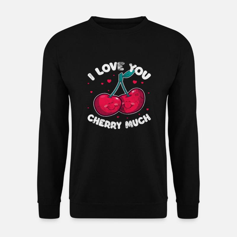 Kirsche - Unisex Pullover - Schwarz
