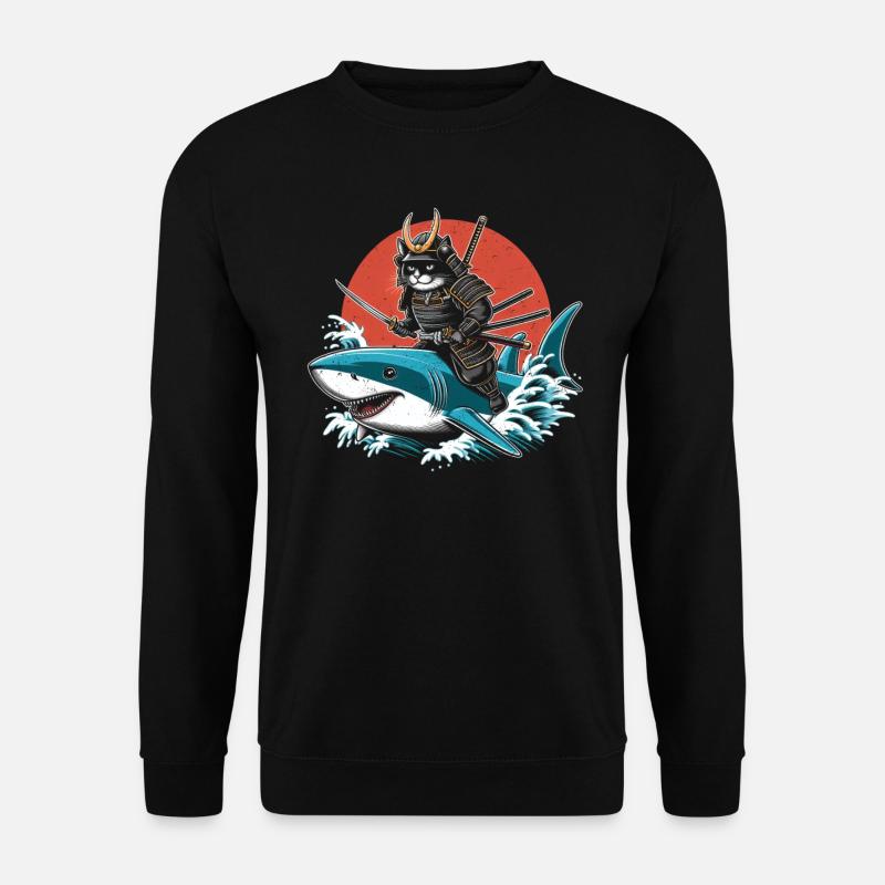 Samurai - Unisex Pullover - Schwarz