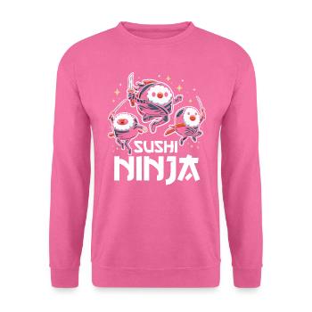 Sushi Essen Japan Nigiri Geschenk - Unisex Pullover - Pink - Vorne