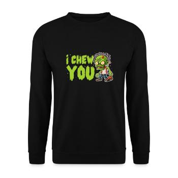 Zombie Zombie-Jäger Zombieapokalypse Geschenk - Unisex Pullover - Schwarz - Vorne - Alina (178cm) & Michal (187cm)