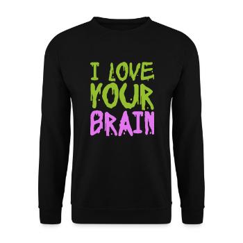 Zombie Zombie-Jäger Zombieapokalypse Geschenk - Unisex Pullover - Schwarz - Vorne - Alina (178cm) & Michal (187cm)