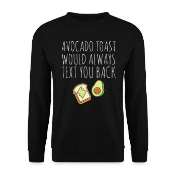 Avocado - Unisex Pullover - Schwarz - Vorne - Alina (178cm) & Michal (187cm)