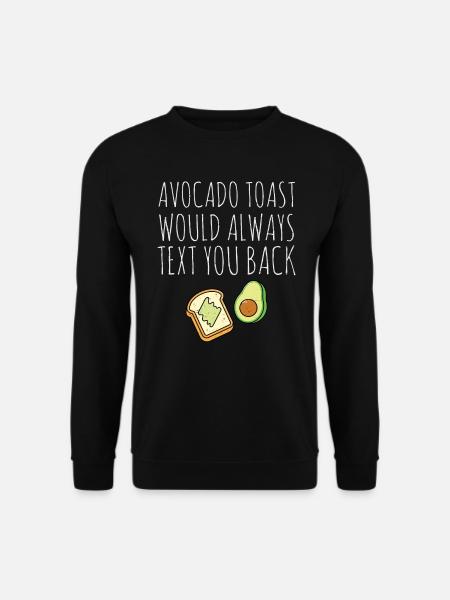 Avocado - Unisex Pullover - Schwarz