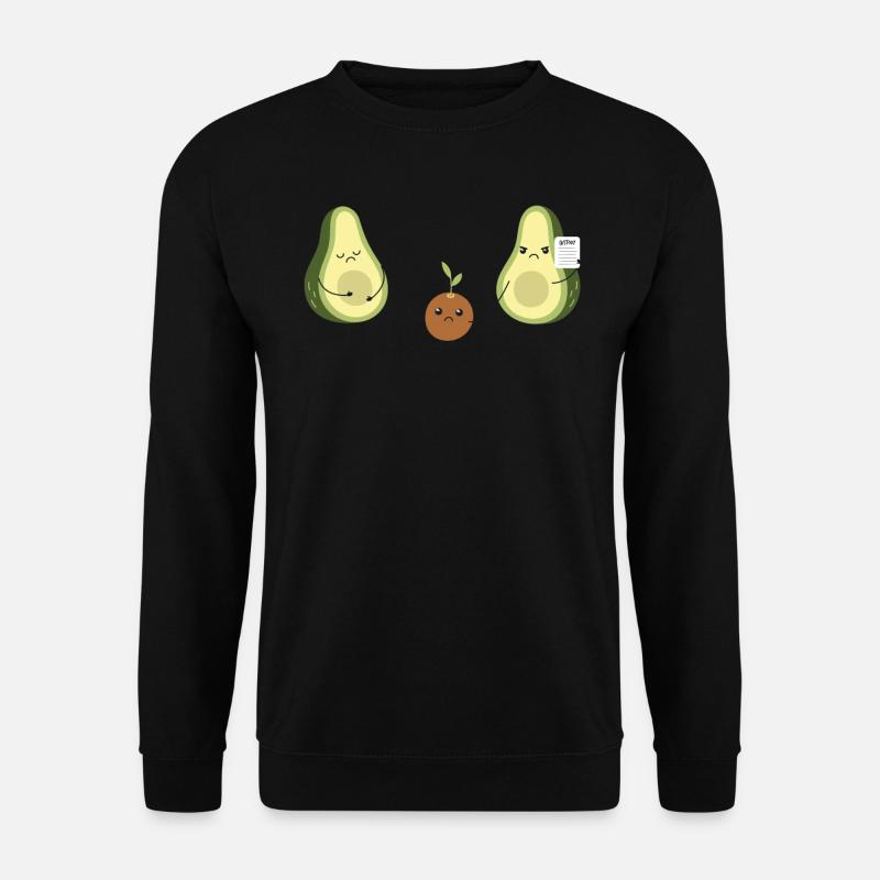 Avocado Guacamole Vegan Gift - Unisex Sweatshirt - black