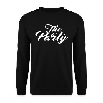 Hen bachelorette party bride - Unisex Sweatshirt - black - Front - Alina (178cm) & Michal (187cm)