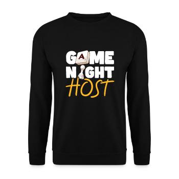 Jeux de société Jeux de société Jeux de nuit Jeux de société Cadeau - Sweat-shirt Unisexe - noir - Devant - Alina (178cm) & Michal (187cm)