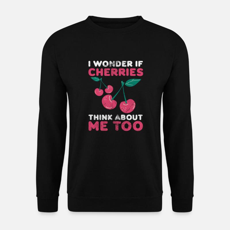 Cherry - Unisex Sweatshirt - black