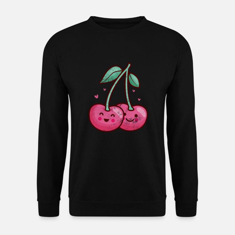 Kirsche - Unisex Pullover - Schwarz