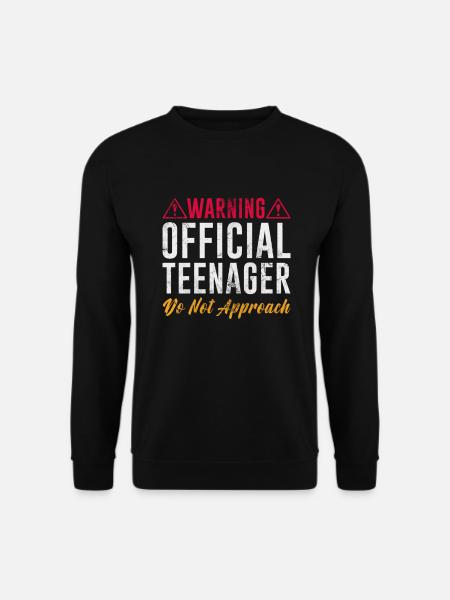 Teenager - Unisex Pullover - Schwarz