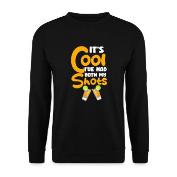 Tequila Sunrise Booze Party Mexico Gift - Unisex Sweatshirt - black - Front - Alina (178cm) & Michal (187cm)