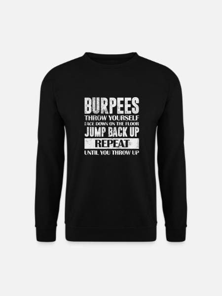 Burpees - Unisex Sweatshirt - black