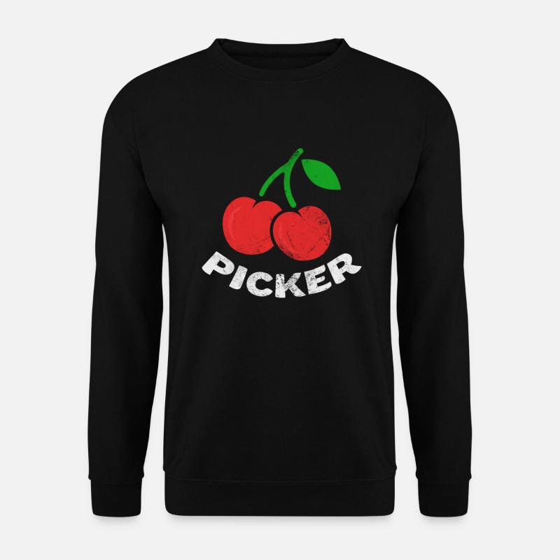 Kirsche - Unisex Pullover - Schwarz